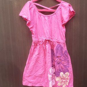 So  100% Cotton Pink Sundress/coverup Girls Size 7
